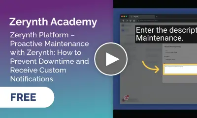 Zerynth Academy - Proactive Maintenance with Zerynth: How to Prevent Downtime and Receive Custom Notifications