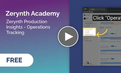 Zerynth Academy - Zerynth Production Insights: Operations Tracking